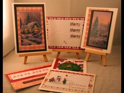 Recycling Christmas cards wk29 and a surprise