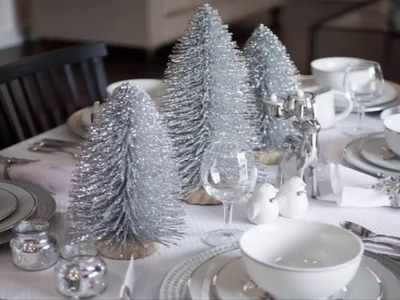 Sparkling Silver Christmas Decorations ideas