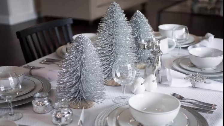 Sparkling Silver Christmas Decorations ideas