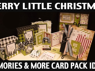 Stamping Jill - Merry Little Christmas Memories & More Card Pack Ideas