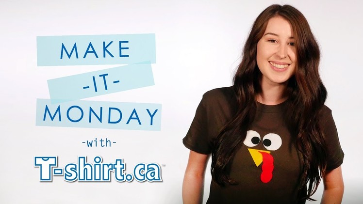 T-shirt.ca's Make it Monday | DIY: Turkey Shirt