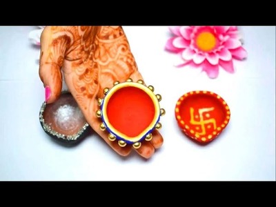Very easy unique diya decoration at home | Decoration for diwali | Christmas Decoration ideas