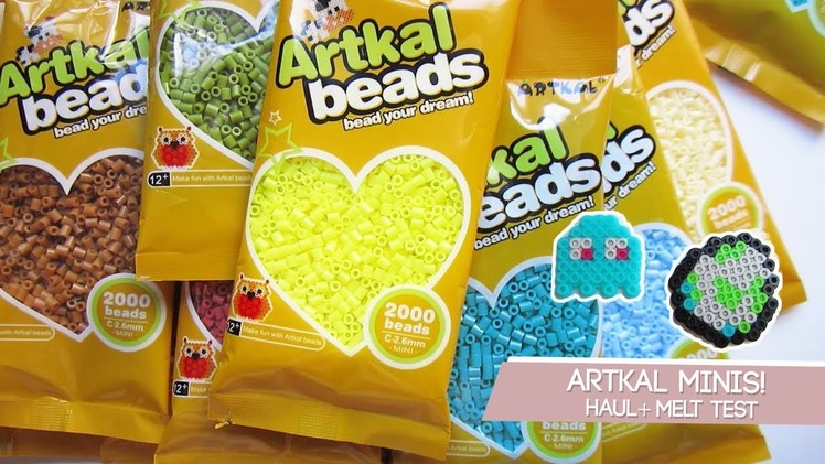 Artkal Mini Haul + Melt test | Testing Artkal mini beads and Artkal with perler mini beads