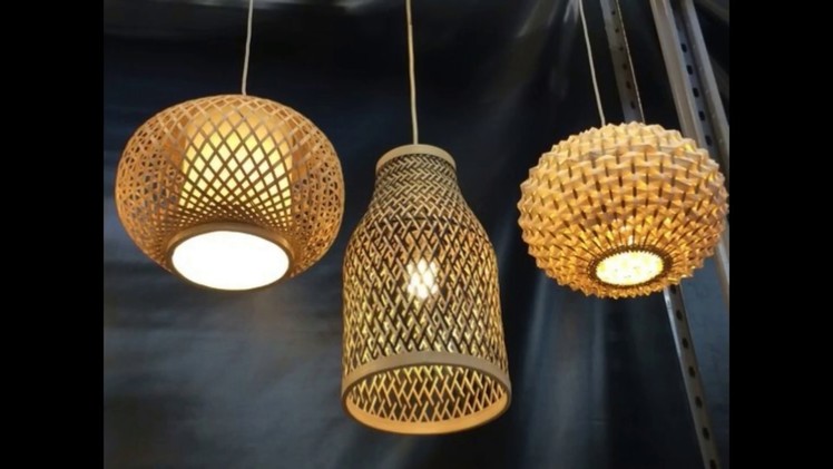 DIY Beautiful Bamboo Lamp Shades