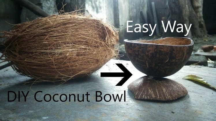 [DIY] Coconut Bowl | Easy | At Home | Hand Made Artwork