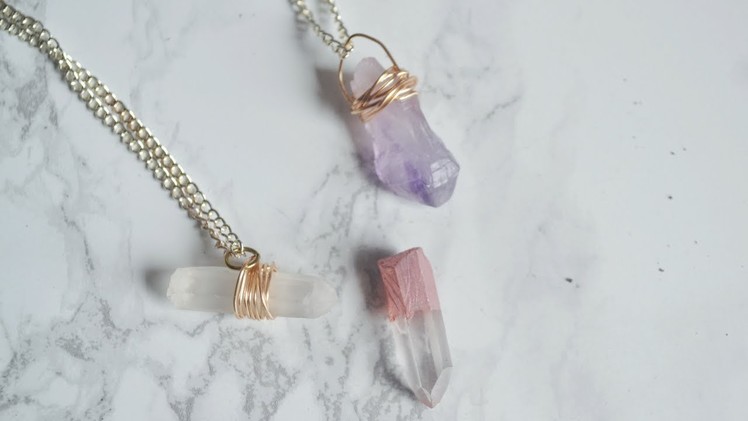 DIY | Crystal Necklaces