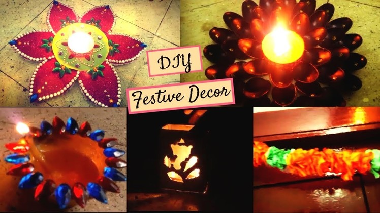 DIY  decoration ideas for Festive Season - Navratri,Diwali,Karthigai Deepam. | Mylovelycreations|