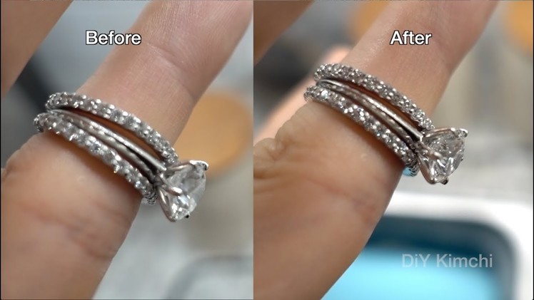 DIY Diamond Jewelry Cleaning with Soap, Water, and Sound Waves