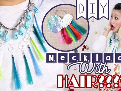 DIY: Hair Swatches Into Necklace ????