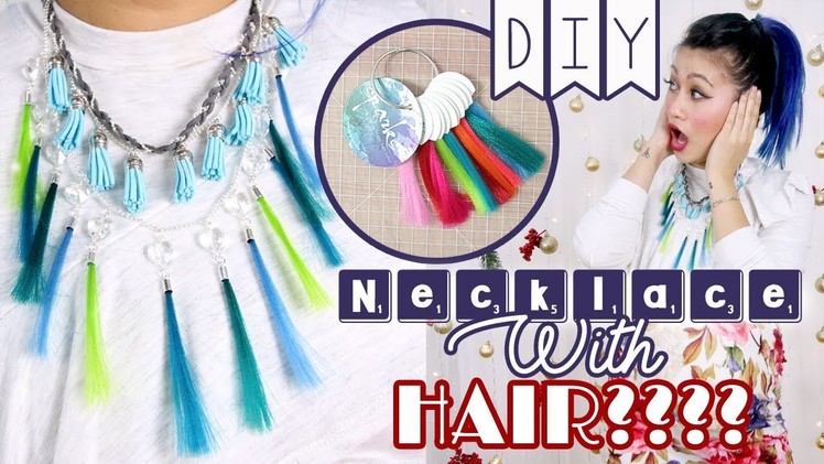 DIY: Hair Swatches Into Necklace ????