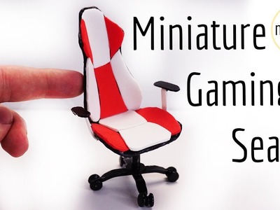 DIY Miniature Gaming Seat. Chair  | DollHouse | miniDIY