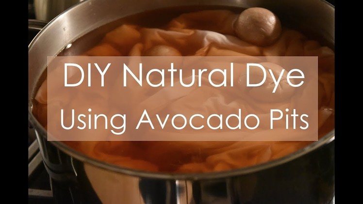 DIY Natural Dye Using Avocado | Millennial Pink!!