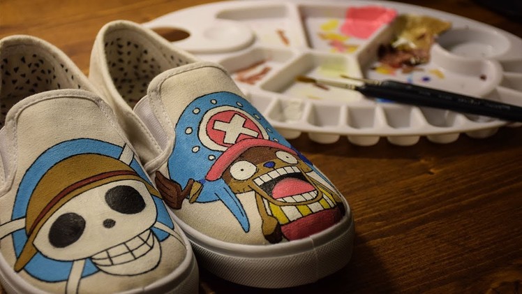 DIY One Piece | Tony Tony Chopper Custom Painted Shoes | Simone Manenti