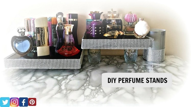 DIY Perfume Stands + Giveaway