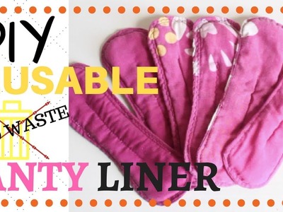 DIY Reusable Panty Liner Sewing Tutorial | Zero Waste | Eco-Friendly
