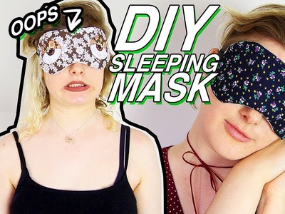 DIY Sleeping Mask (HOLY SCRAP!) | Style Pile #19