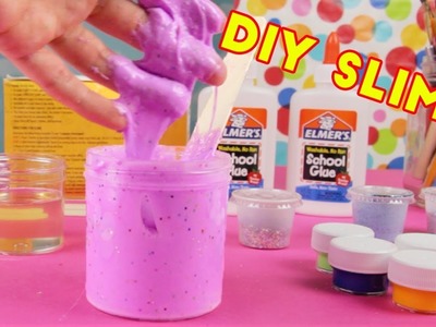 DIY SLIME KIT!  How To Make Slime! Mr. EMC2 Unboxing Review | SuperKidsToys