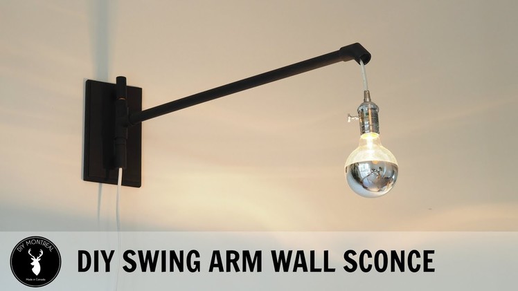 DIY Swing Arm Wall Sconce