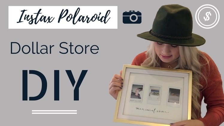 Dollar Store DIY Instax Polaroid Frame || DIY