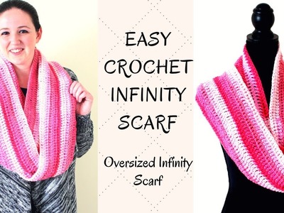 Easy Crochet Infinity Scarf