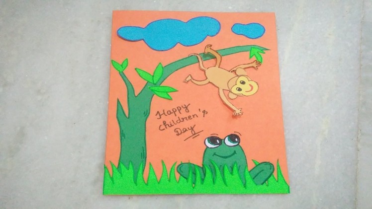 Handmade Children's Day Greeting Card |