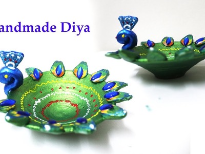 Handmade Diya for Diwali | Diya decoration idea for diwali