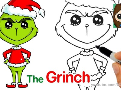 How to Draw The Grinch Easy