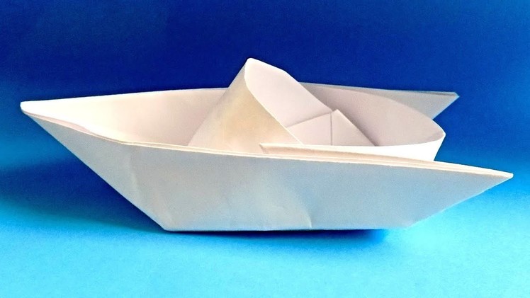 How To Make a Paper Boat That Floats - Origami Boat