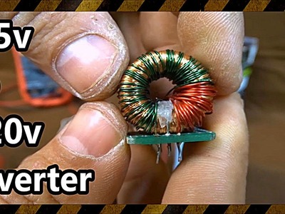 How to Make AA (1.5V) Battery to 220V AC Inverter DIY-Circuit!