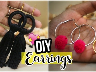 How to make Earrings ? | Easy DIY Earrings | Pretty Little Makers