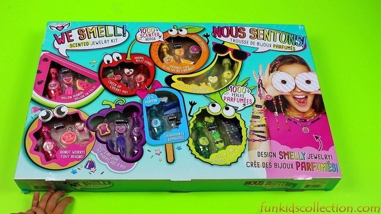 Learn Colors with We Smell Make Scented Jewelry Super Set Design Smelly Jewelry
