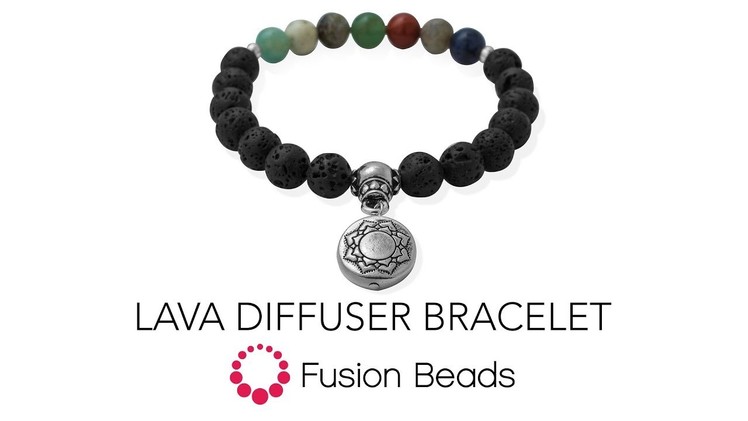 Learn how to make the Lava Diffuser Bracelet | Fusion Beads