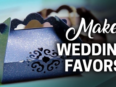 Make Your Own Wedding Favors Box - Gift Box - DIY cut wedding box