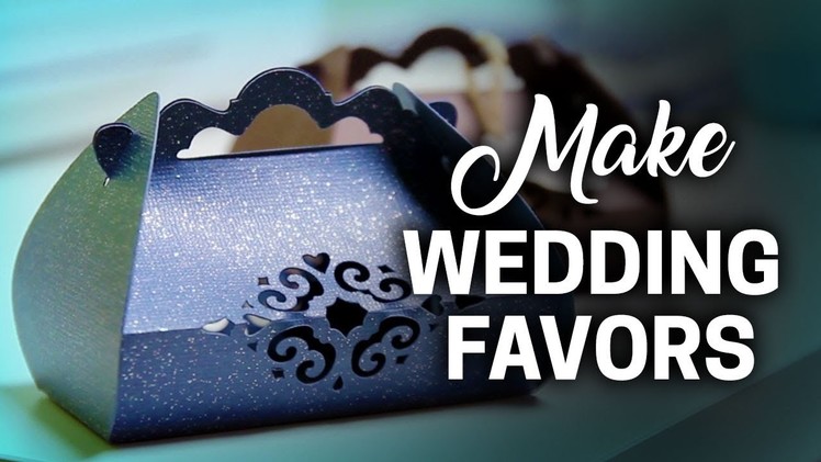 Make Your Own Wedding Favors Box - Gift Box - DIY cut wedding box