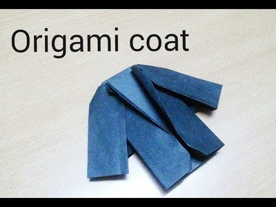 Origami Coat-How to make origami paper coat |Jacket