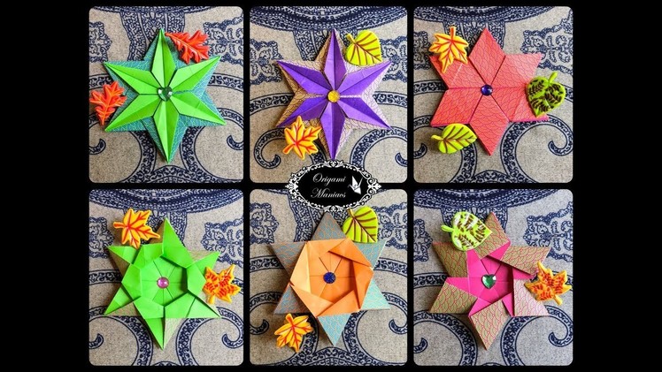 Origami Maniacs 281: Mariela's Star (5 Variations)