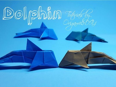 Origami:  Origami Dolphin | Tutorial for beginners!