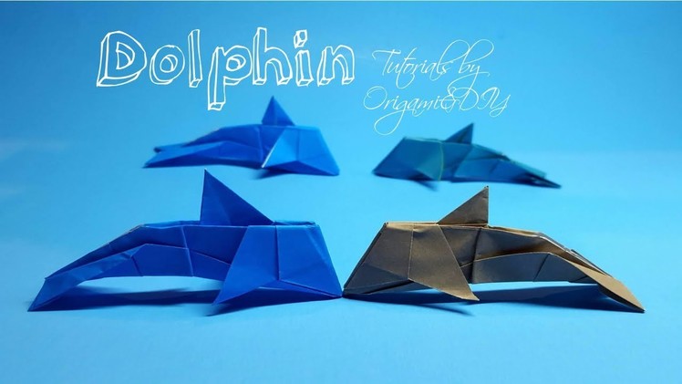 Origami:  Origami Dolphin | Tutorial for beginners!