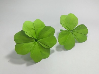 Origami Shamrock and four-leaf clover ???? ☘ [Tutorial] - Nham Van Son