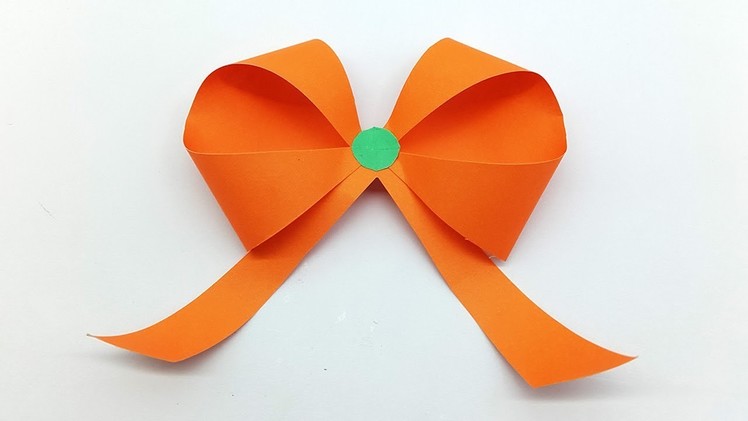 Paper Bow.Ribbon - How to make origami Bow easy step by step