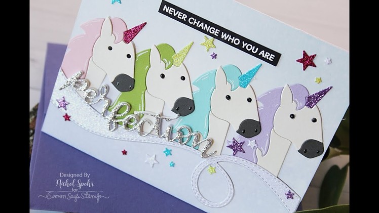 Picture Book Rainbow Unicorns (Simon Says Stamp)