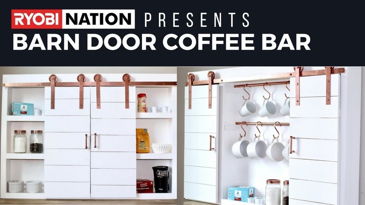 RYOBI Nation Presents: DIY Coffee Bar by Handmade Haven