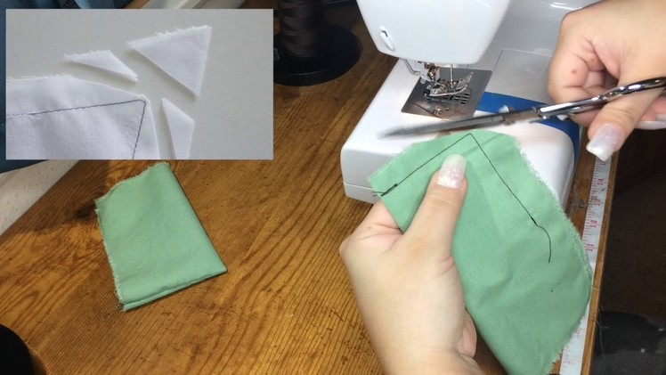 Sewing sharp corners ~ Quick sewing tips by SiQ