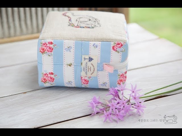 Shine Sewing Tutorial Easy Zippered Box Pouch