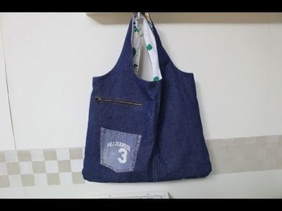 Shine Sewing Tutorial Eco Bag of Old Jeans
