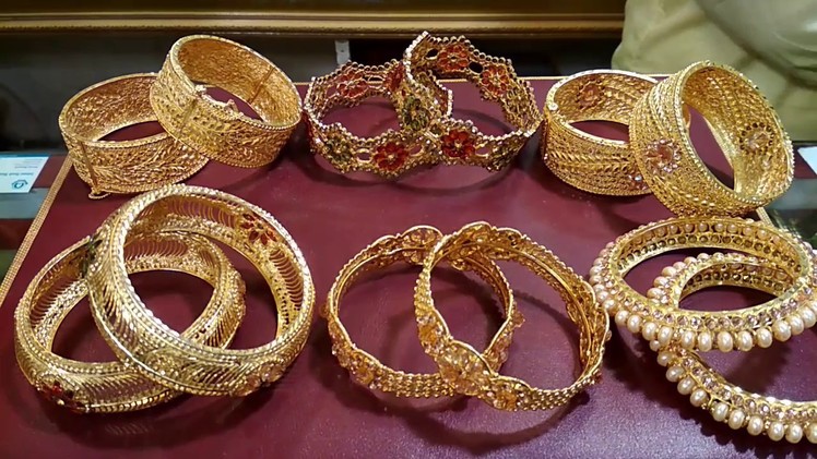 Silver Gold Plated Bangles Set Designs ৷৷ Latest Jewelry Collection with price ৷৷