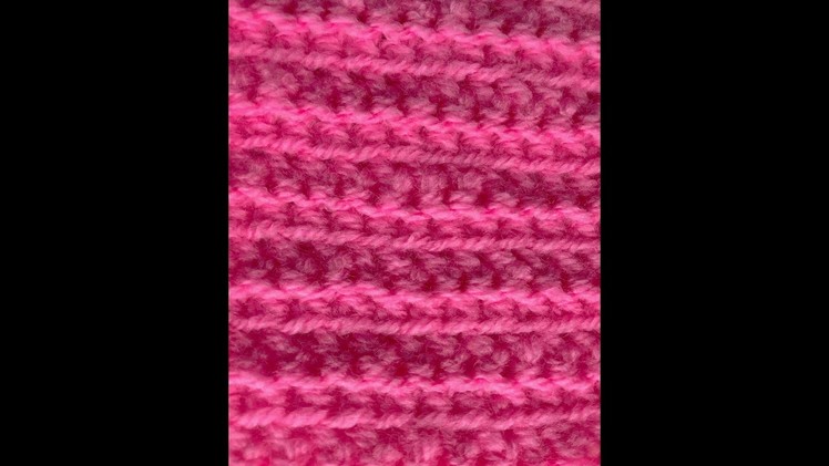 Textured single crochet