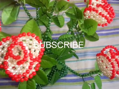 পুতির ফুল গাছ||How to make beaded flower tree||Rose tree||beads tree||diy craft