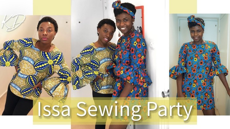 WE MADE EACH OTHER'S OUTFITS | ISSA SEWING PARTY W. SIMPLY COMFORT| KIM DAVE
