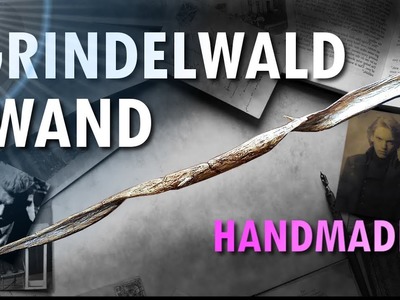 WOOD Grindelwald WAND DIY - Harry Potter